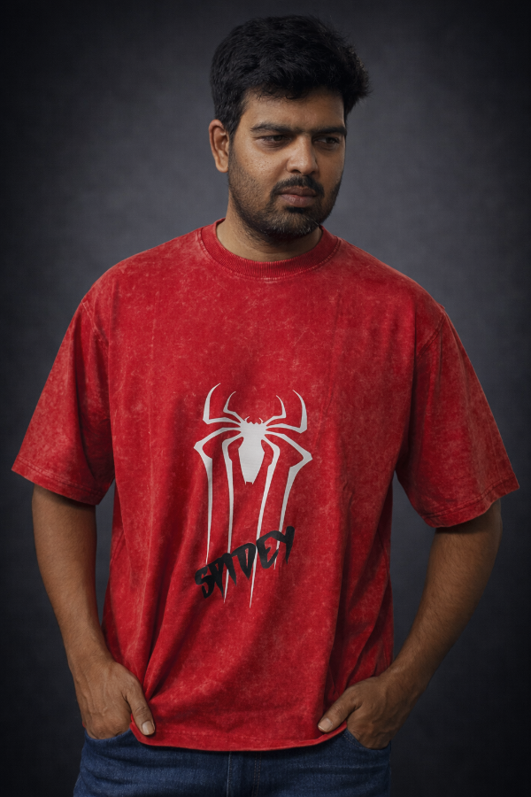 Red Spidey Acid Wash