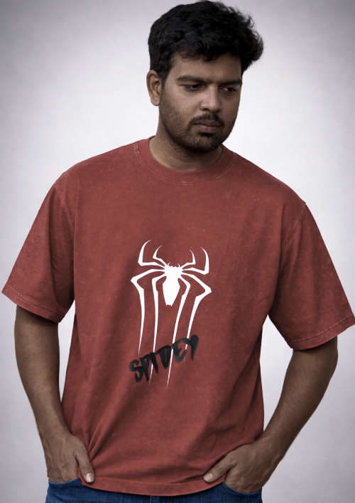 Spidey Acid Wash Lite Maroon